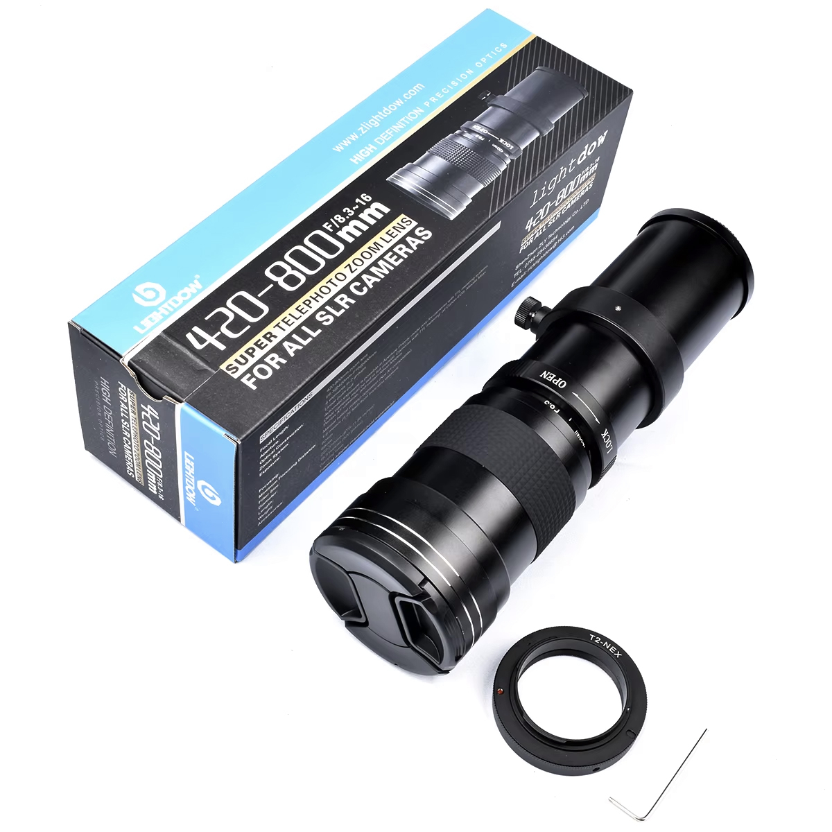 لنز دوربین لایت داو مدل Super Telephoto Zoom 420-800mm MF f8.3~16 مناسب برای دوربین های سونی