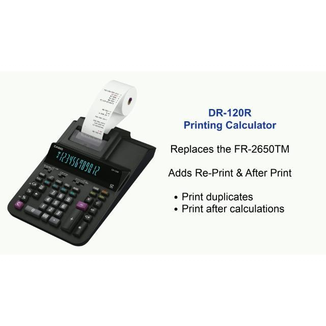 ماشین حساب کاسیو مدل DR-120R