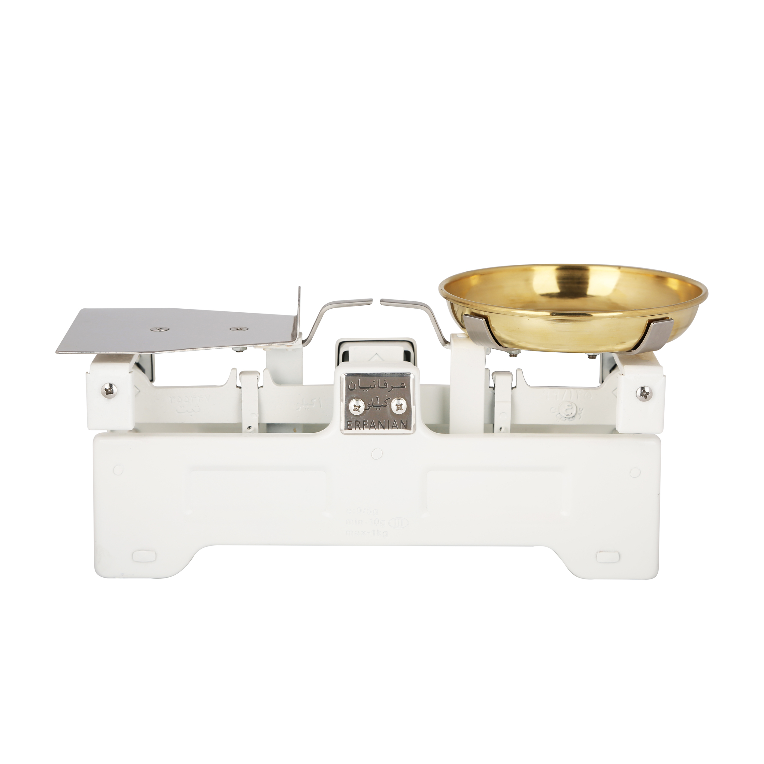 ترازو فروشگاهی عرفانیان مدل یک طرف تخت برنجی