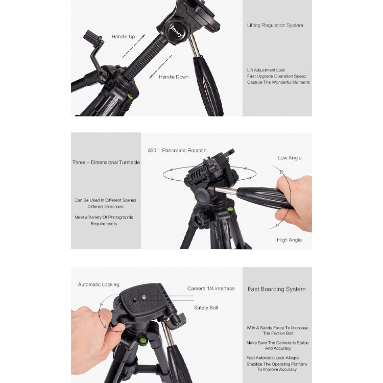 سه پایه دوربین جی ماری مدل KP-2234