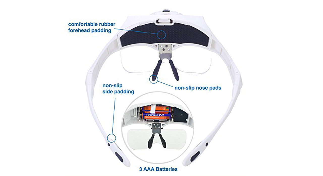 ذره بین هدلایتی پیشرفته مدل 9898B1