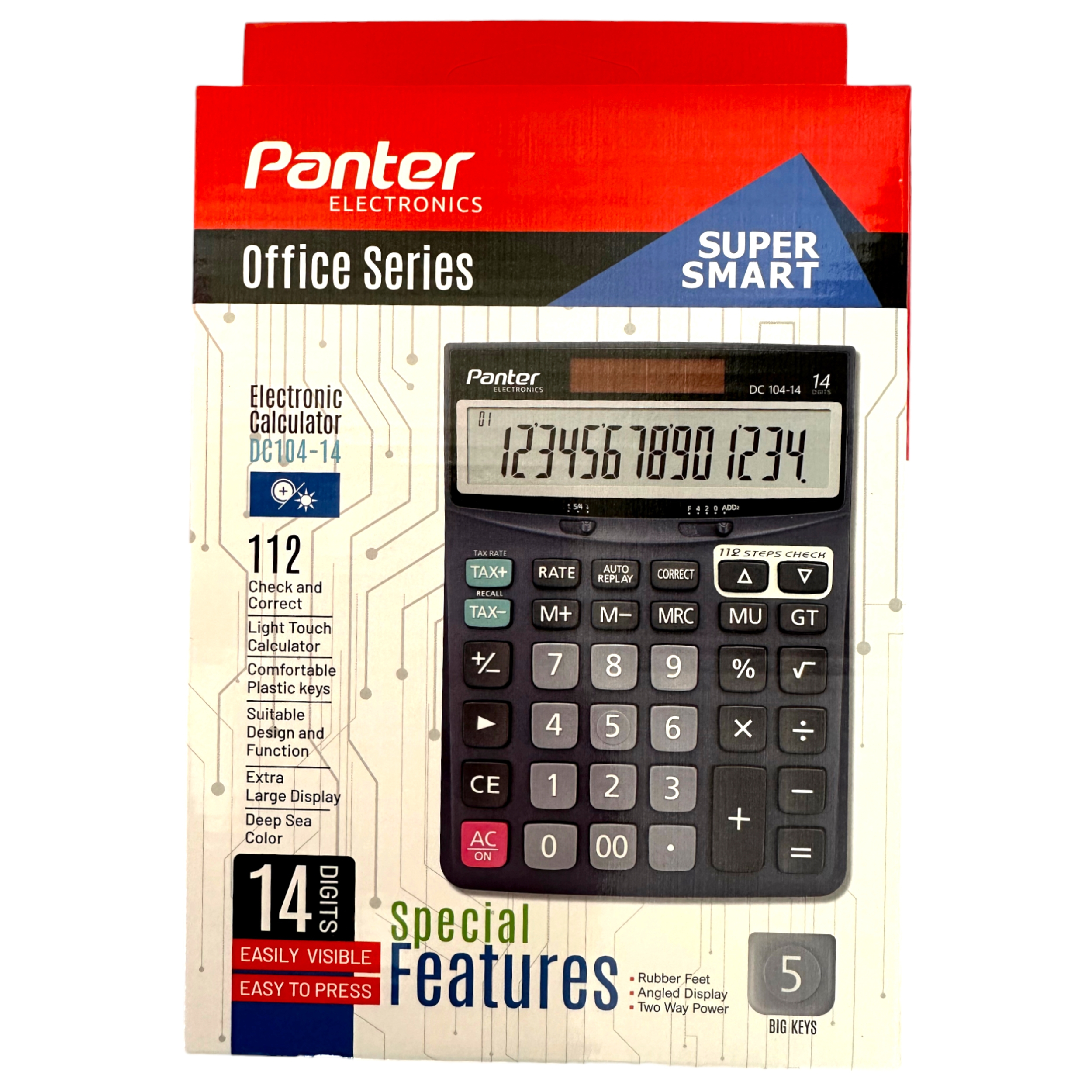 ماشین حساب پنتر مدل 104-14