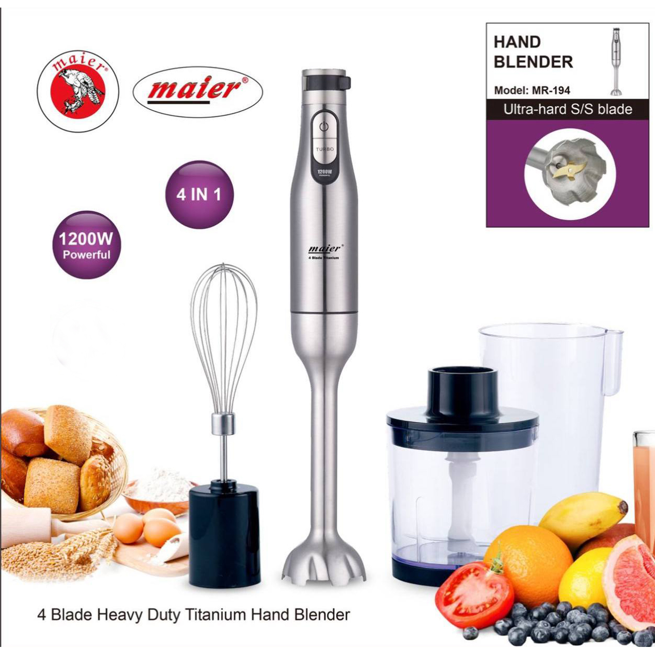 گوشت کوب برقی مایر مدل MR-194