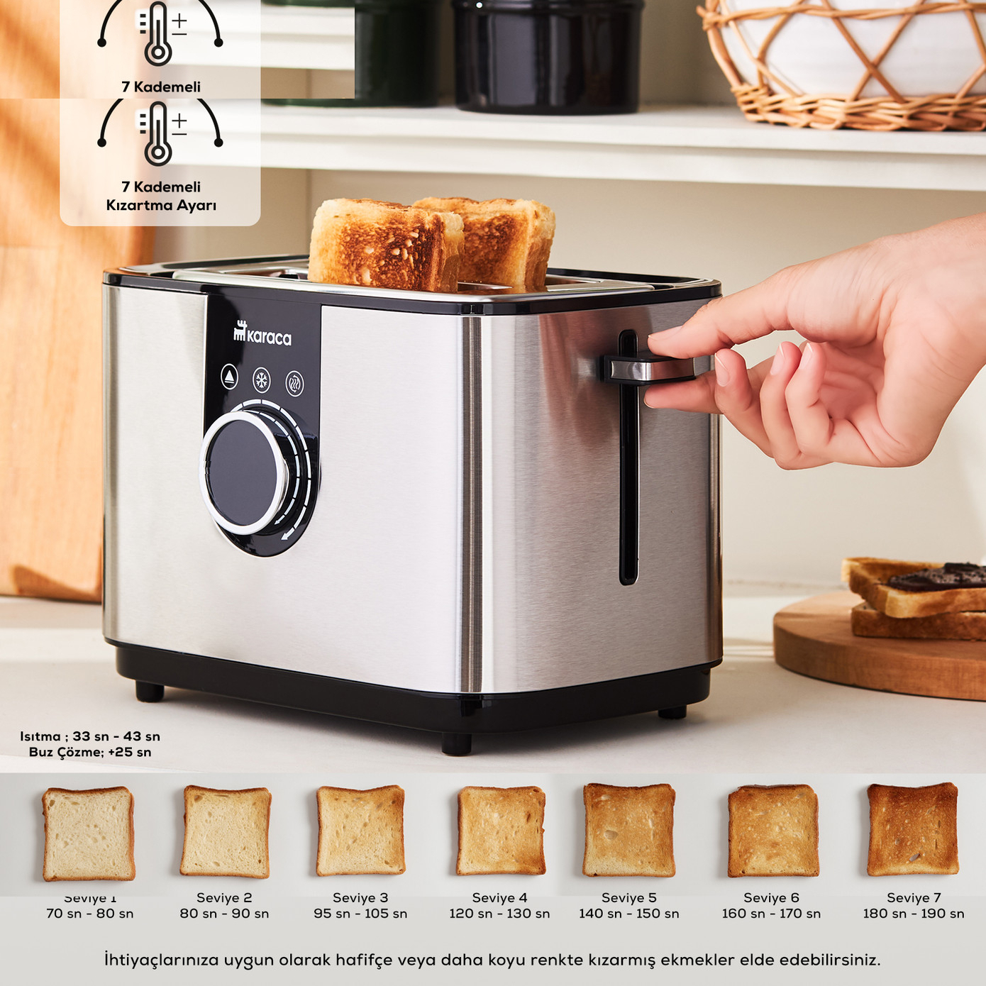 توستر کاراجا مدل 2303 Inox