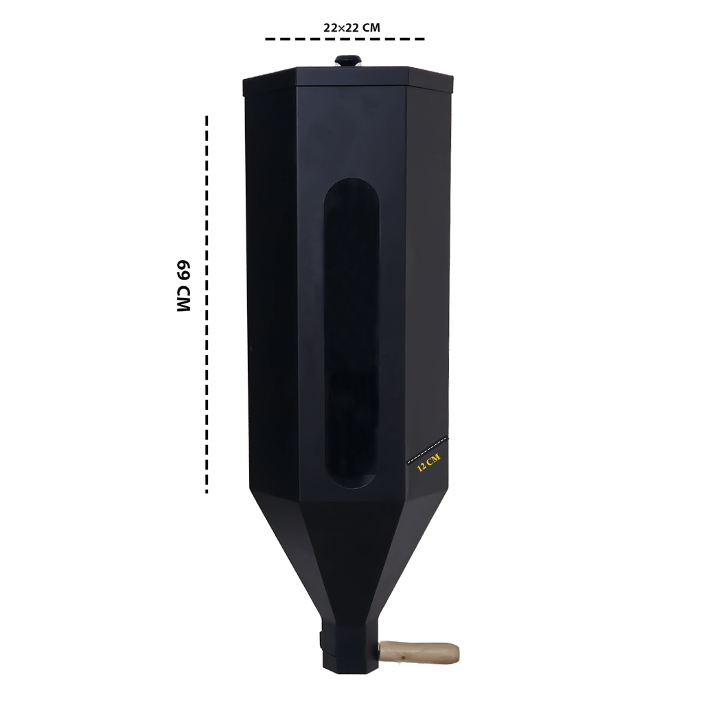 سیلو قهوه مدل 6 ضلعی کد 08k