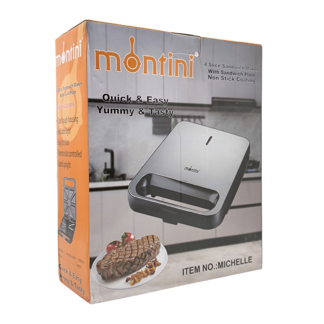 ساندویچساز هشت خانه مونتینی مدل MICHELLE