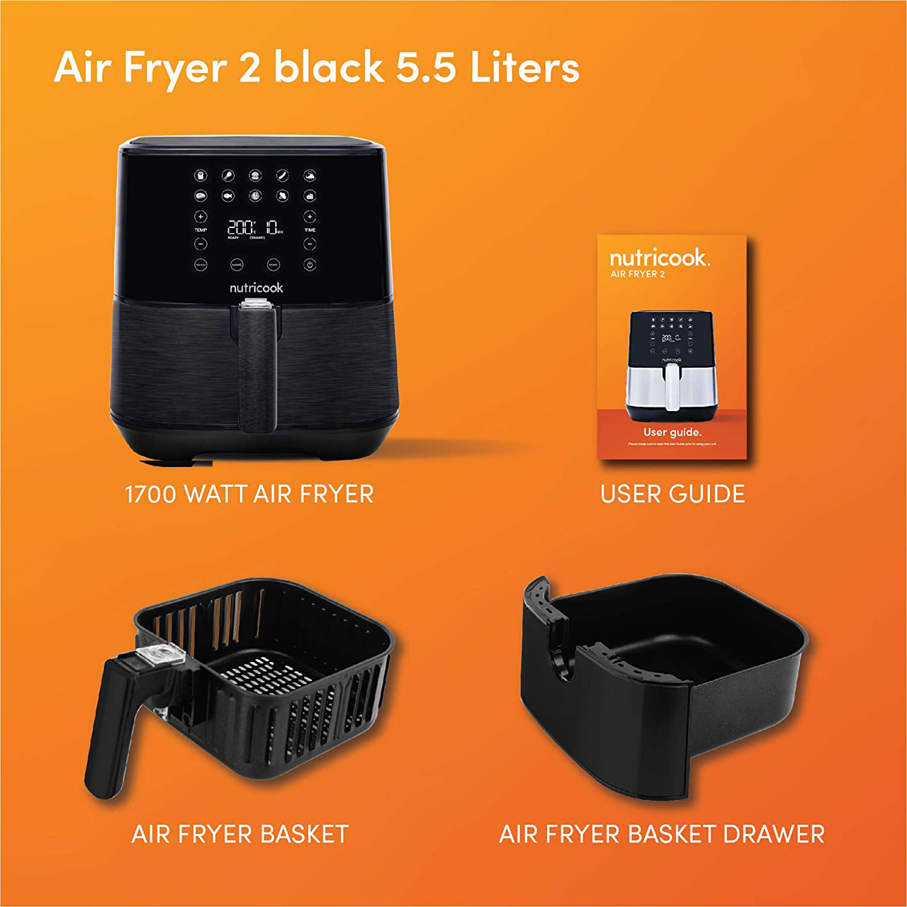 سرخ کن بدون روغن نوتریکوک مدل AF205K