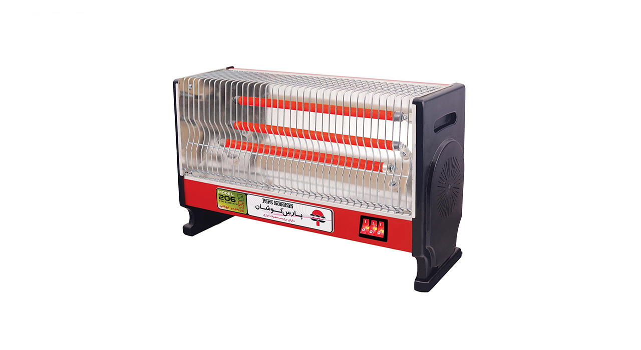 بخاری برقی فن دار پارس کوشان کد 206