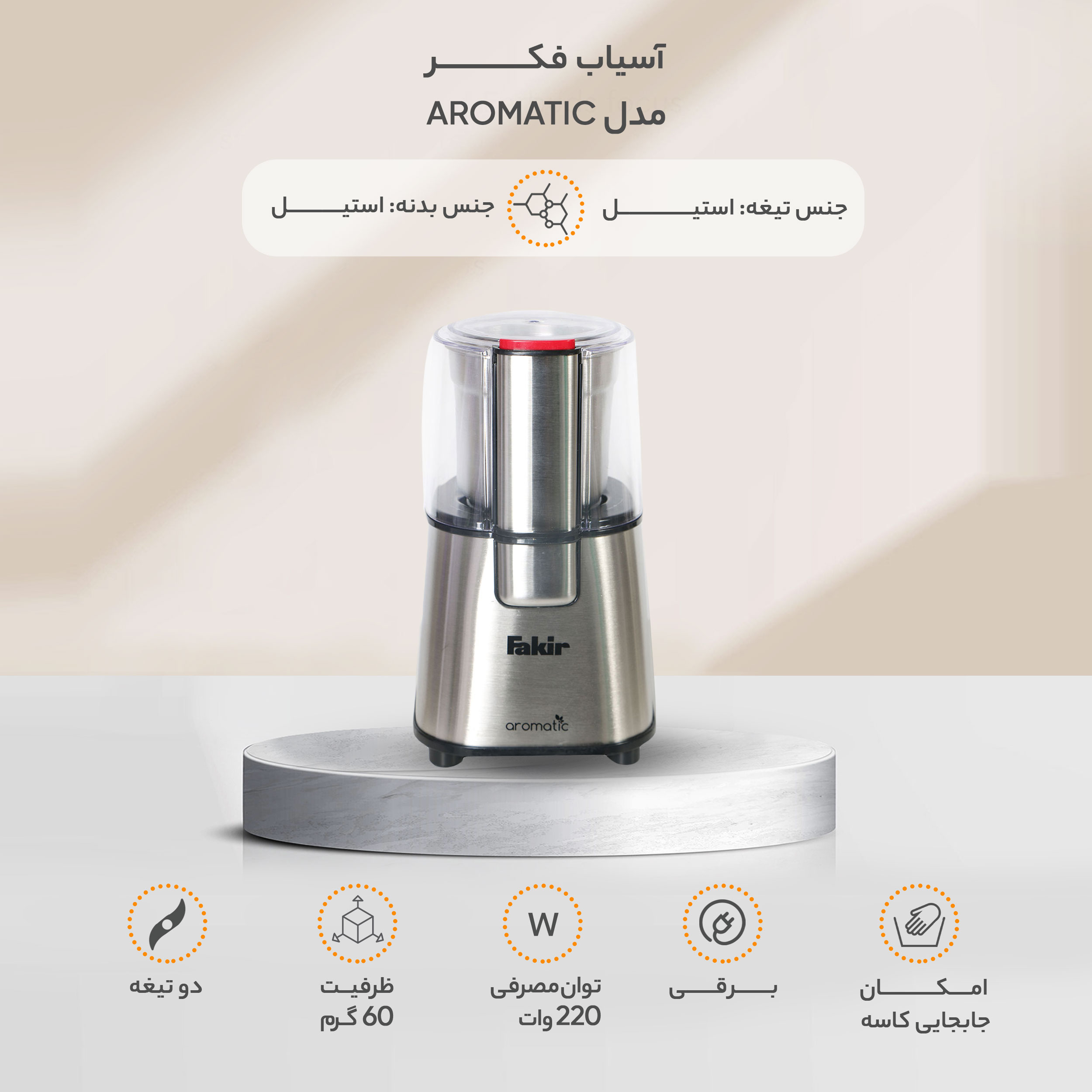 آسیاب فکر مدل AROMATIC