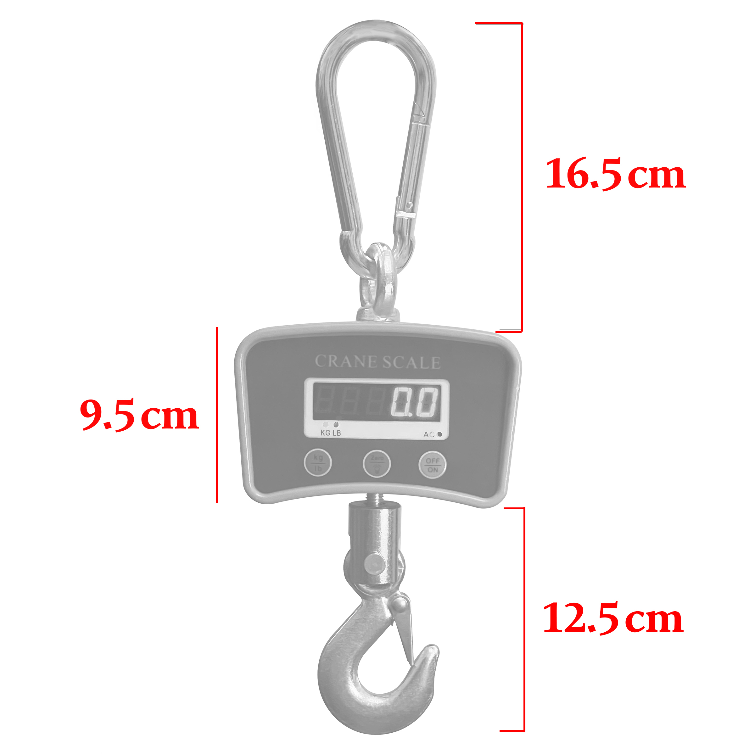 باسکول دیجیتال آویز مدل CraneScale-PYDR-500Kg