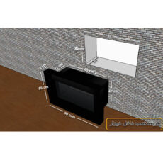 شومینه دیواری برقی شومینه بیستون مدل H.A_90_T_wifi_L2.bs