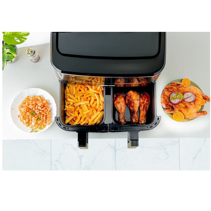 سرخ کن بدون روغن دسینی مدل دو قلو DK-4242