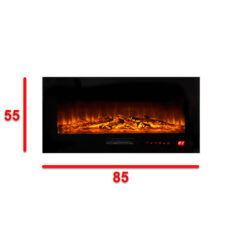 شومینه دیواری برقی شومینه بیستون مدل A.Z_85_T_wifi_L2.bs