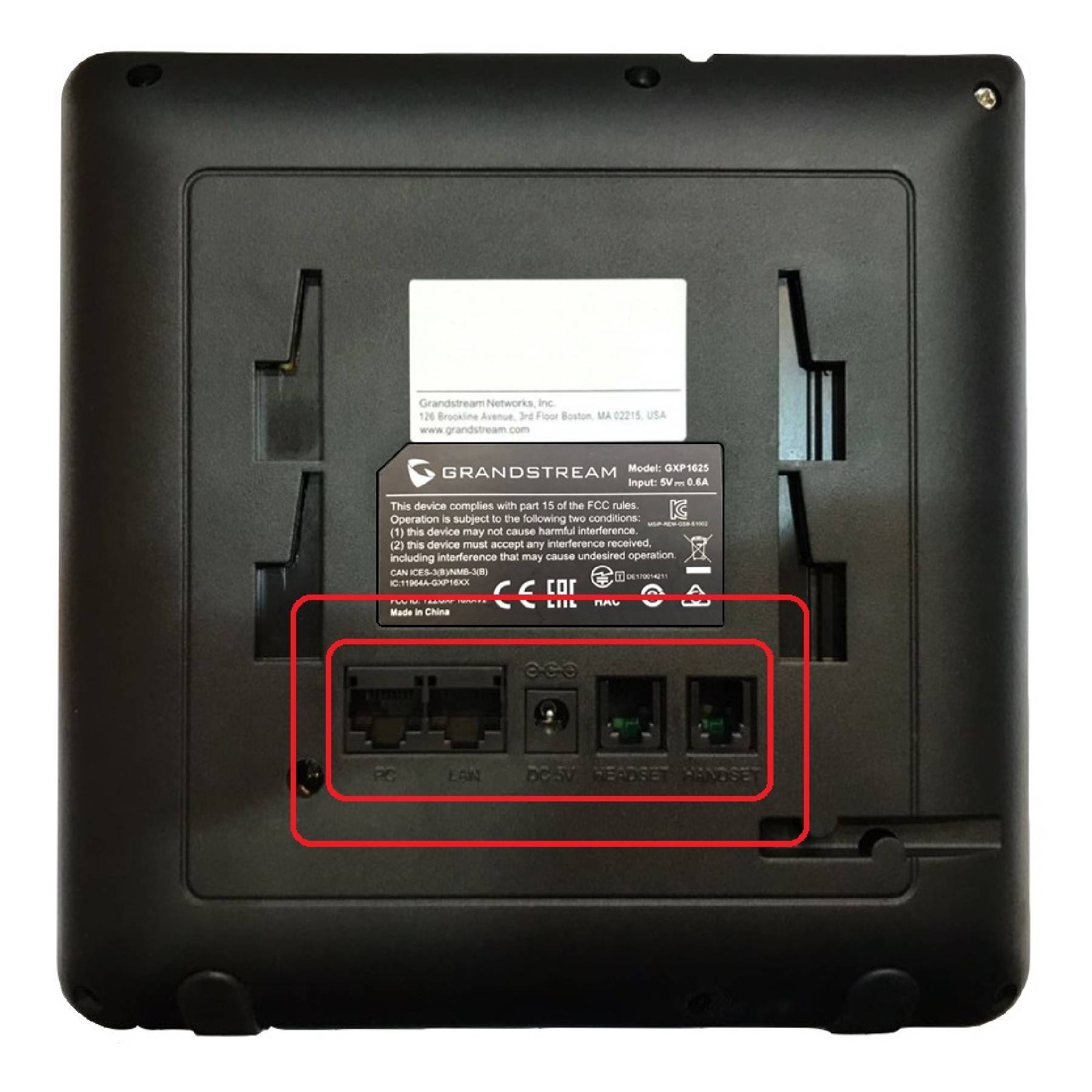 تلفن تحت شبکه گرنداستریم مدل GXP1625 با دو اکانت SIP