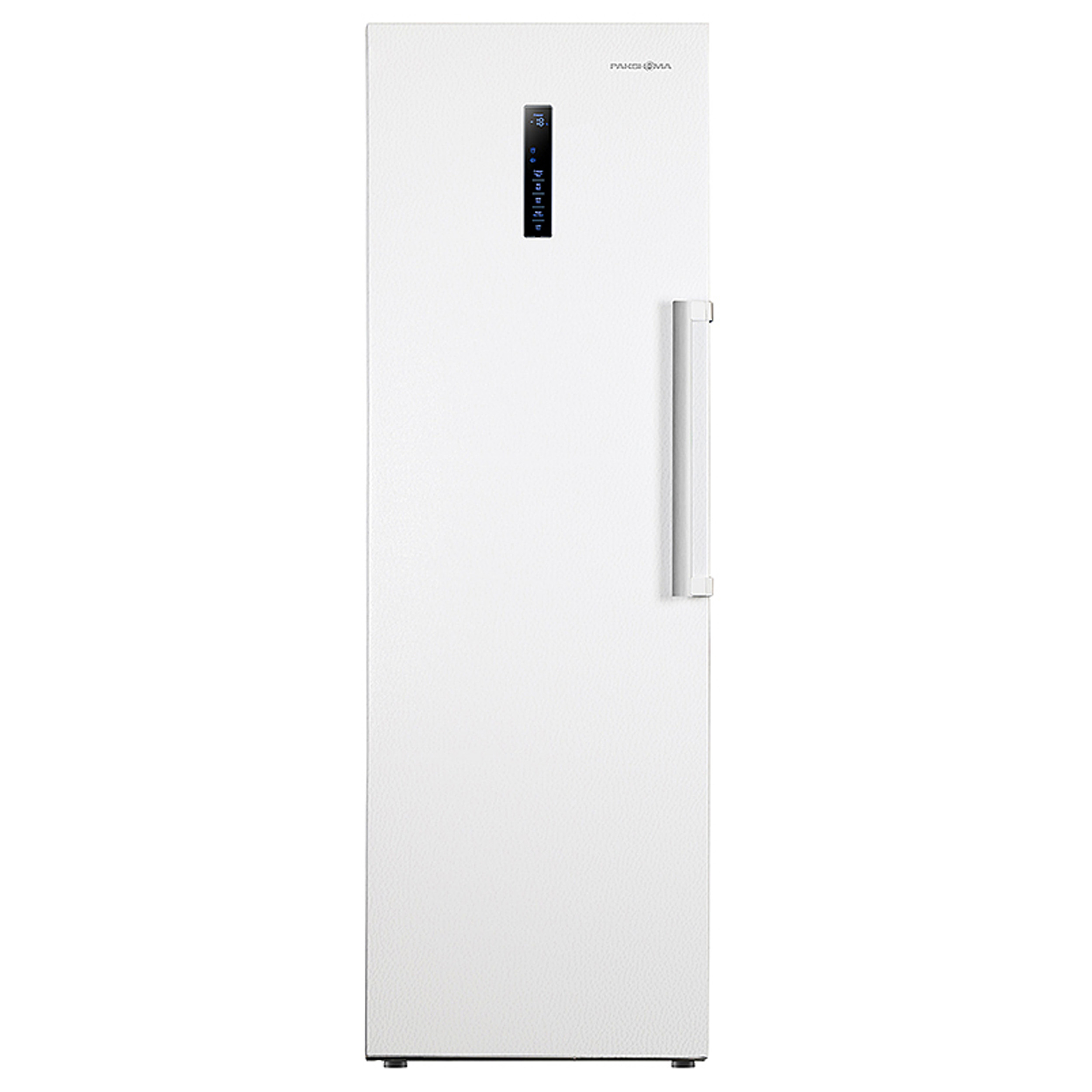 یخچال و فریزر دوقلو 40 فوت پاکشوما مدل RTRA-RTFA۹۰۱iW (N۲)، دارای نمایشگر و بدون برفک، با ارتفاع 187، پهنای 118 و عمق 73 سانتی‌متر، میزان مصرف انرژی A+، دارای 5 طبقه در یخچال و 4 کشو در فریزر، دارای سیستم نوفراست
