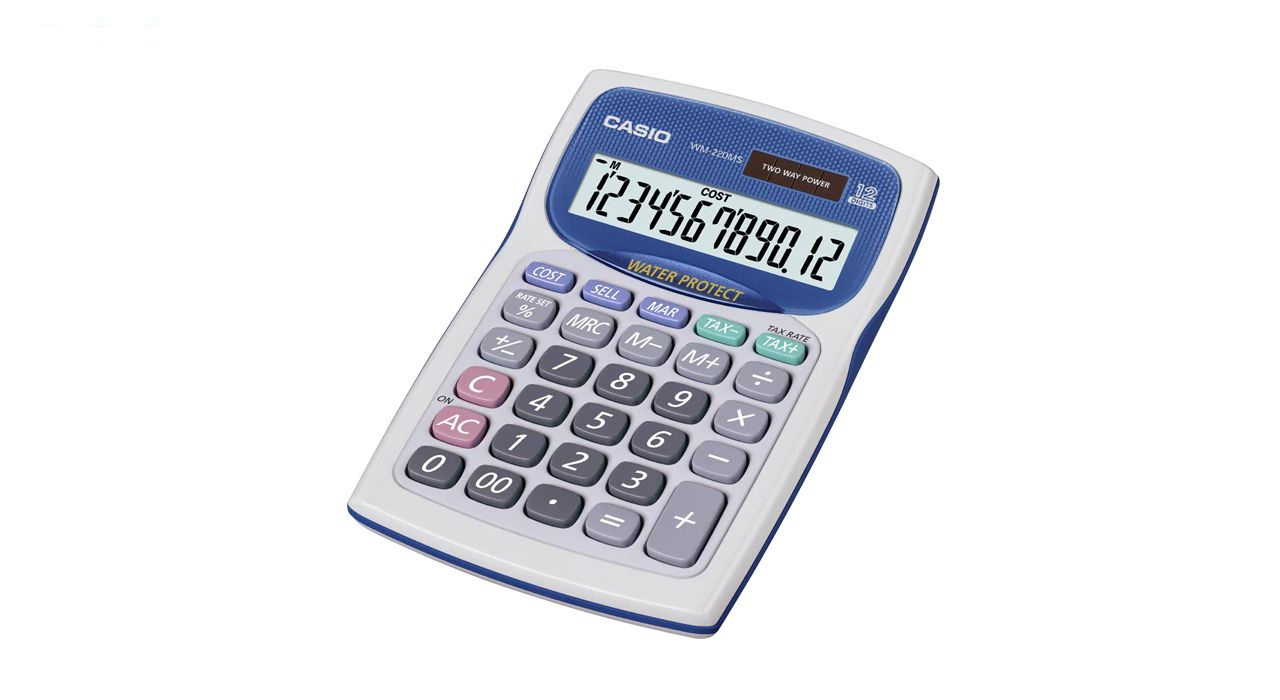 ماشین حساب کاسیو مدل WM-220MS