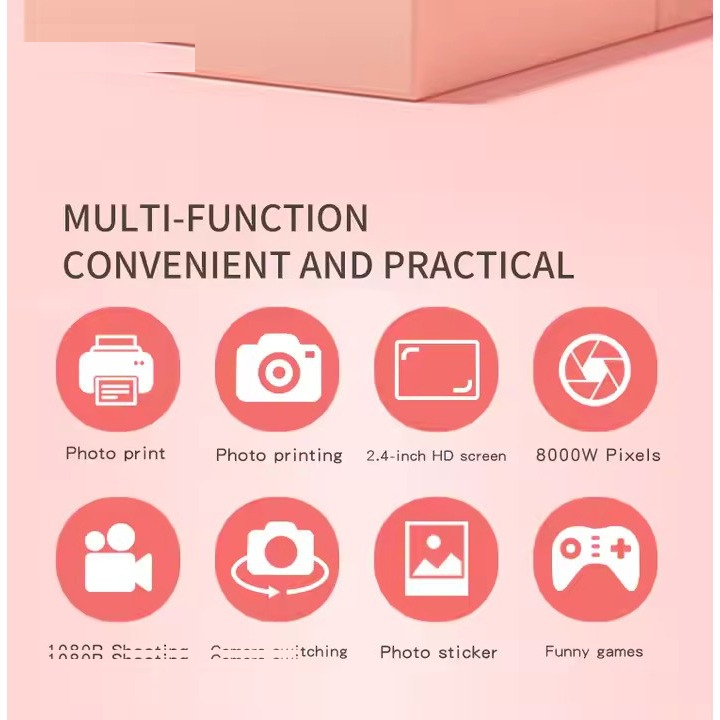 دوربین عکاسی و پرینتر حرارتی مدل S6pu