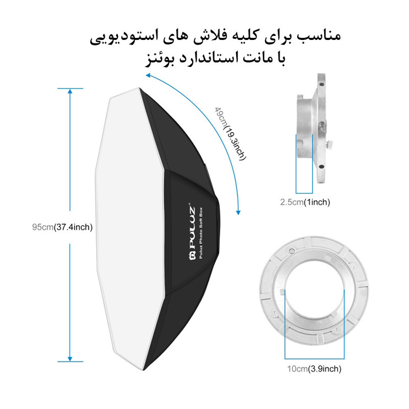 نور ثابت ال ای دی پلوز مدل Dual Color Temperature 150W KIT
