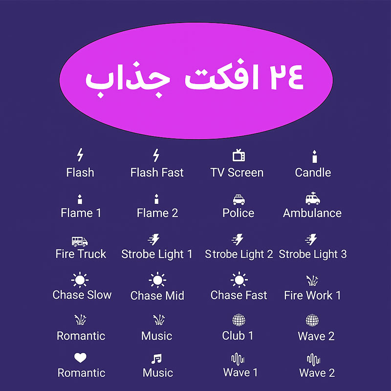 باتوم لایت ال ای دی تی بی ۲ مدل Wand Stick 30W