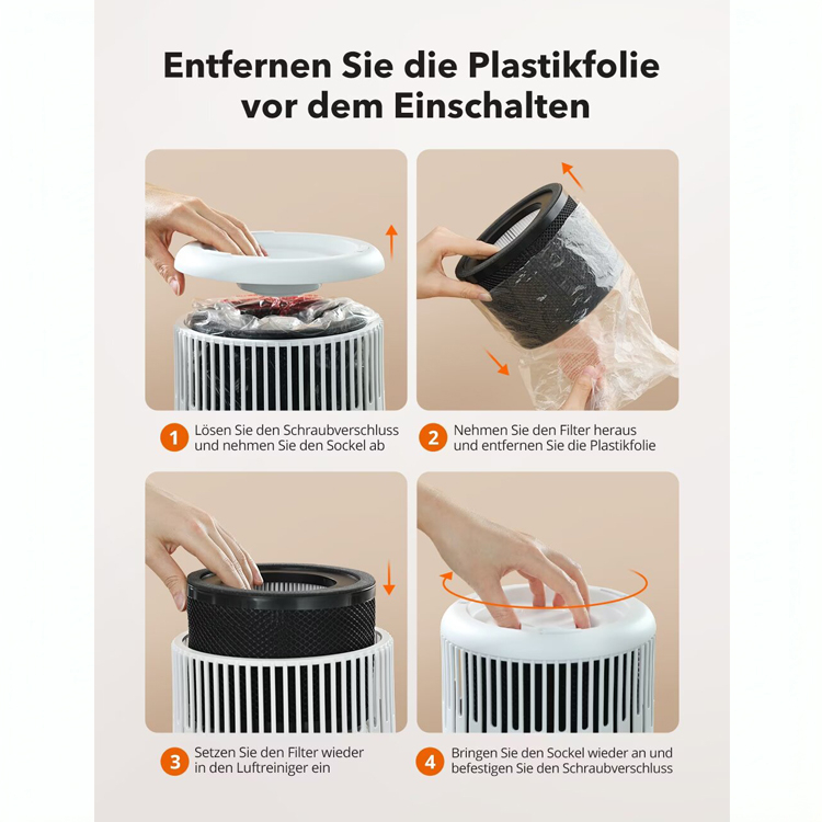 دستگاه تصفیه کننده هوا تائوترونیکس مدل TT-AP001