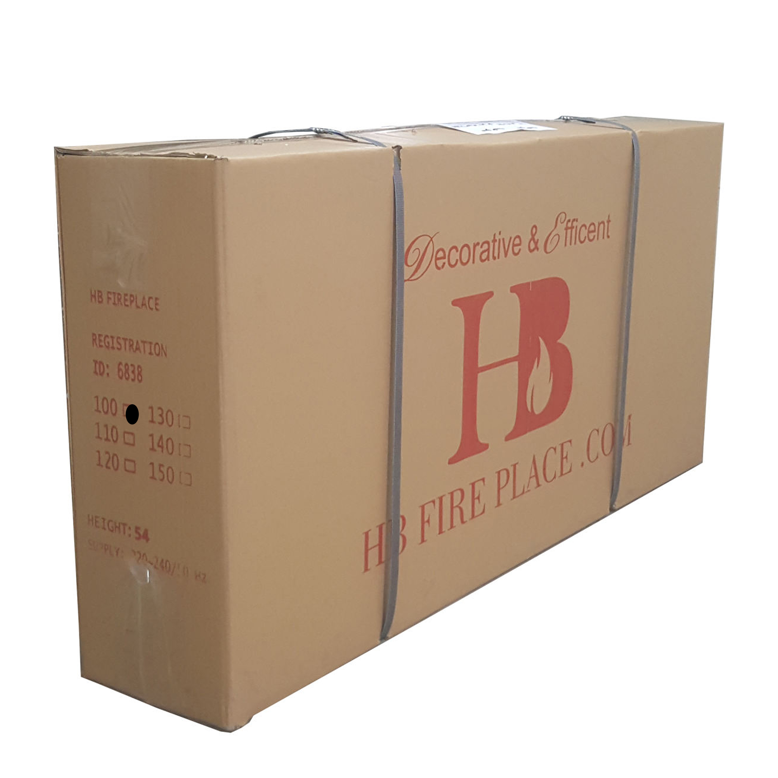 شومینه برقی اچ بی مدل HB-ID6838-100