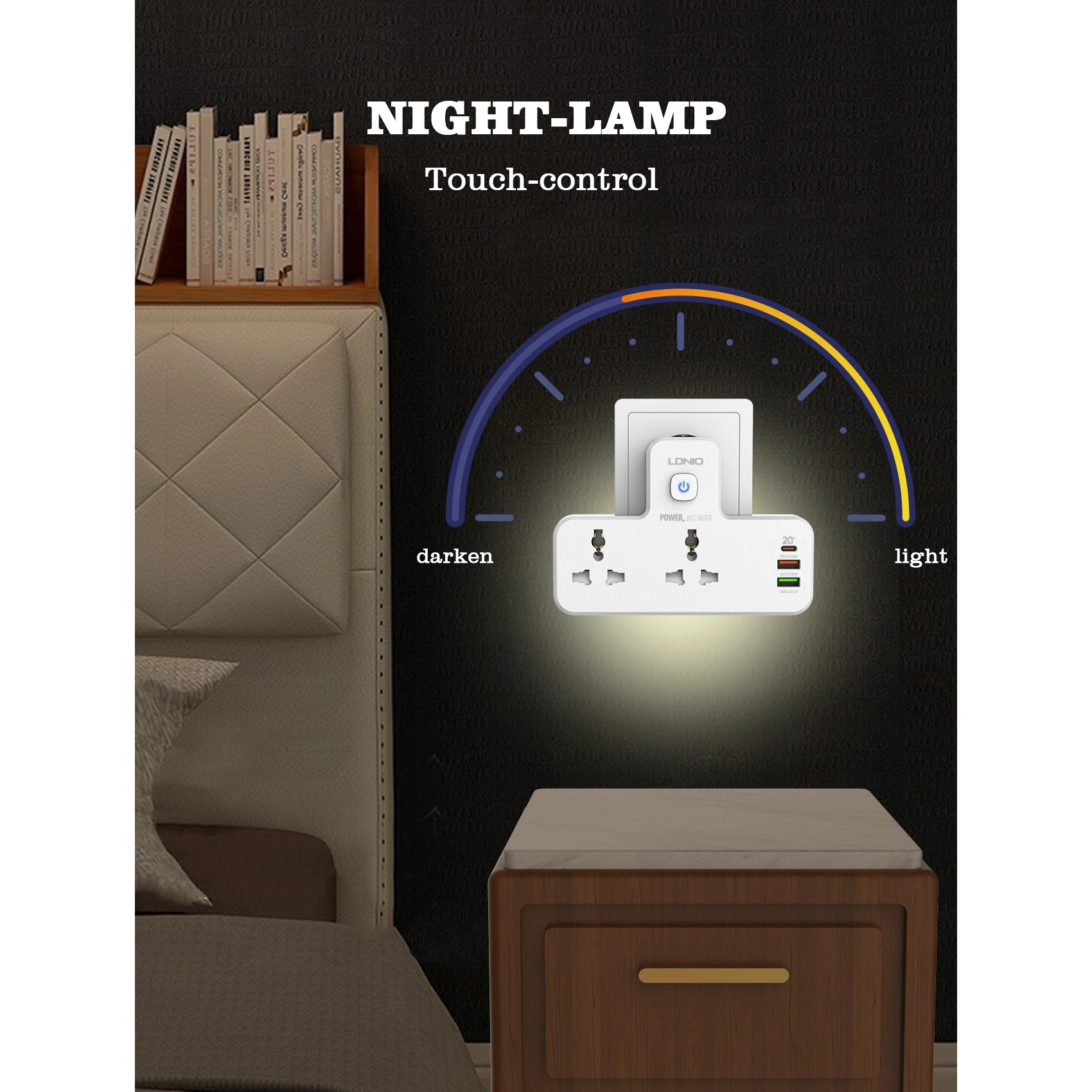 چندراهی برق الدینیو مدل LDQCPS01