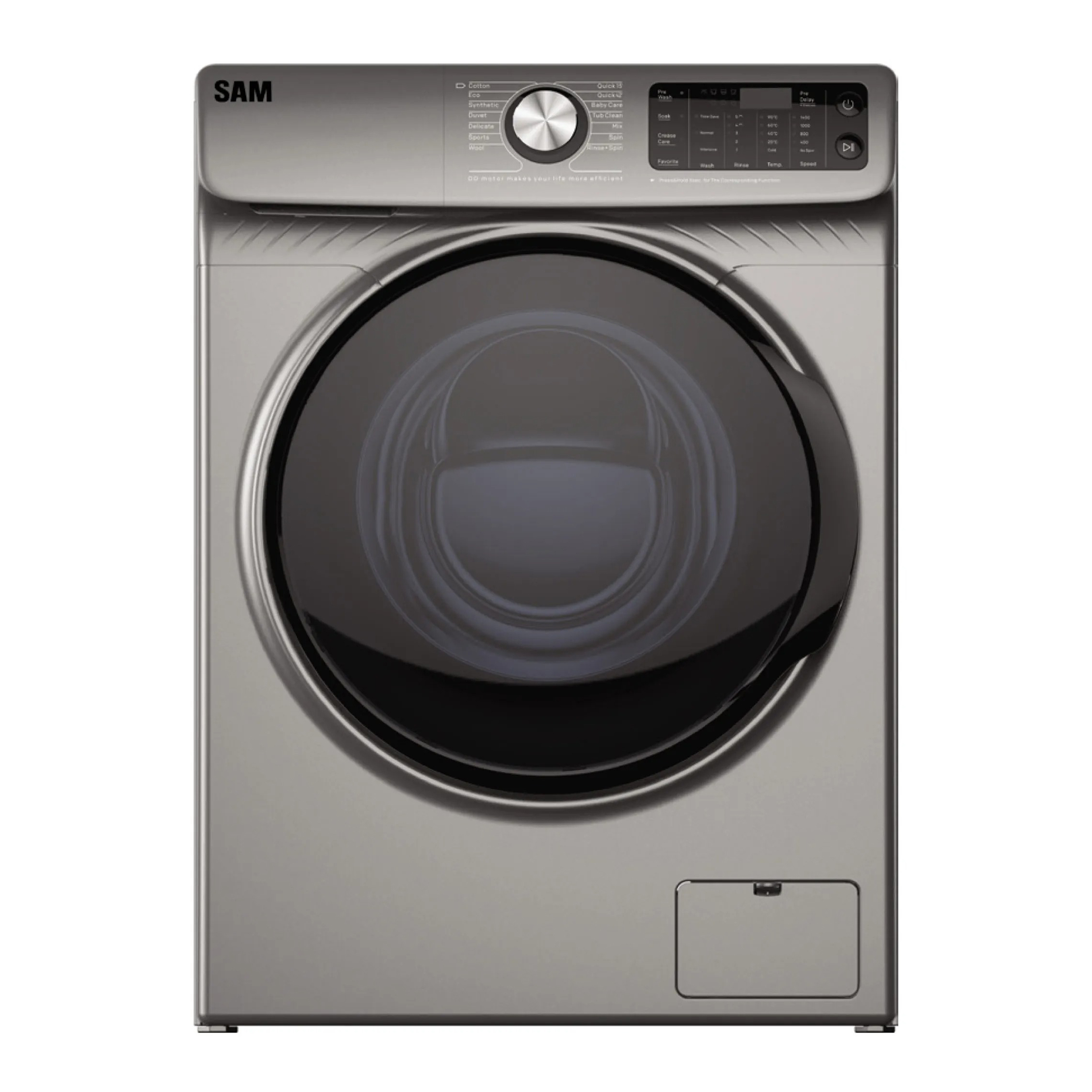 ماشین لباسشویی 9 کیلوگرم اتوماتیک سام مدل DD-P1480/IN