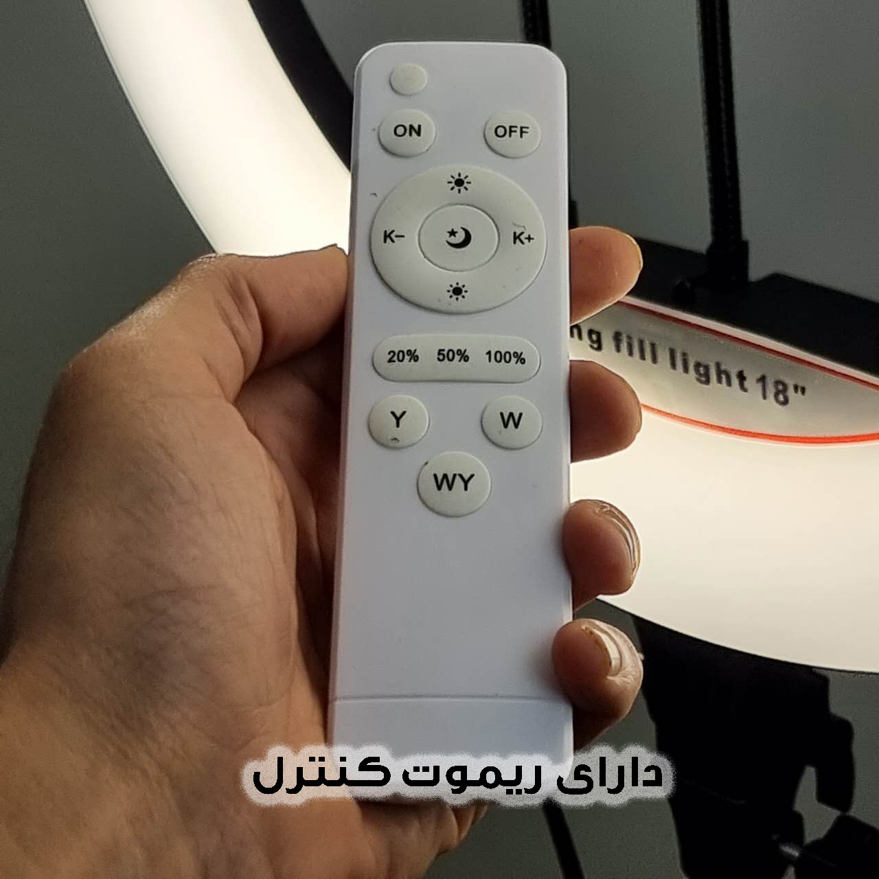 رینگ لایت مدل LJJ-18 NEO K به همراه سه پایه