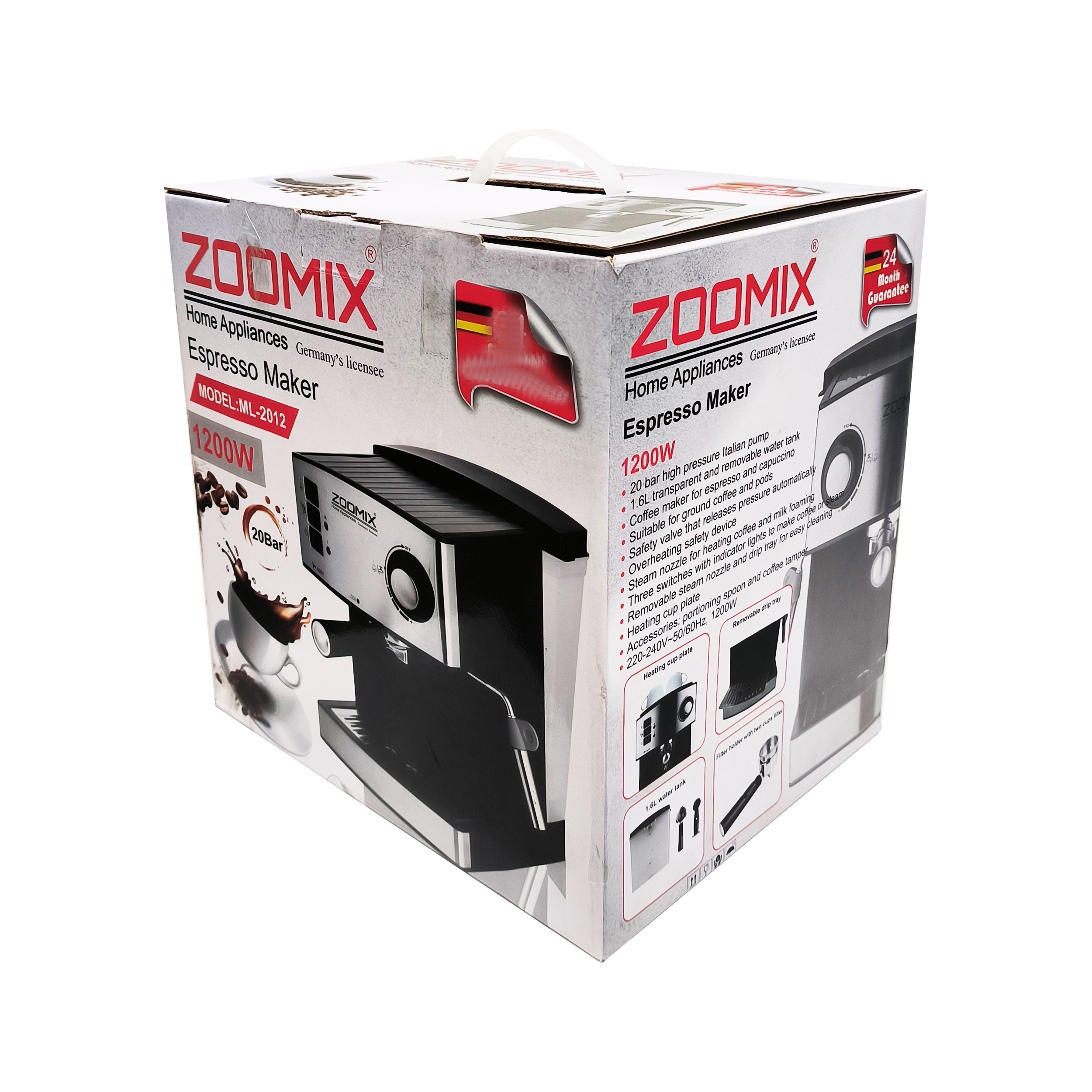اسپرسو ساز زومیکس مدل ML-2012