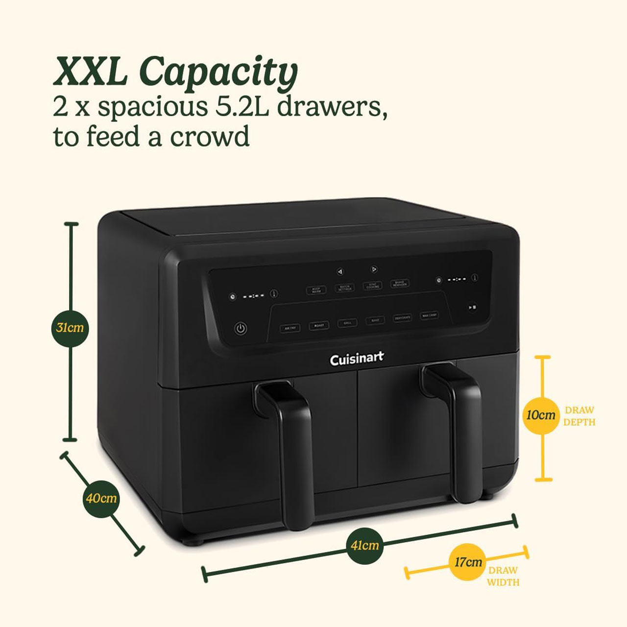 هواپز ۱۰ لیتر کوئیزینارت مدل AFD10OBLU