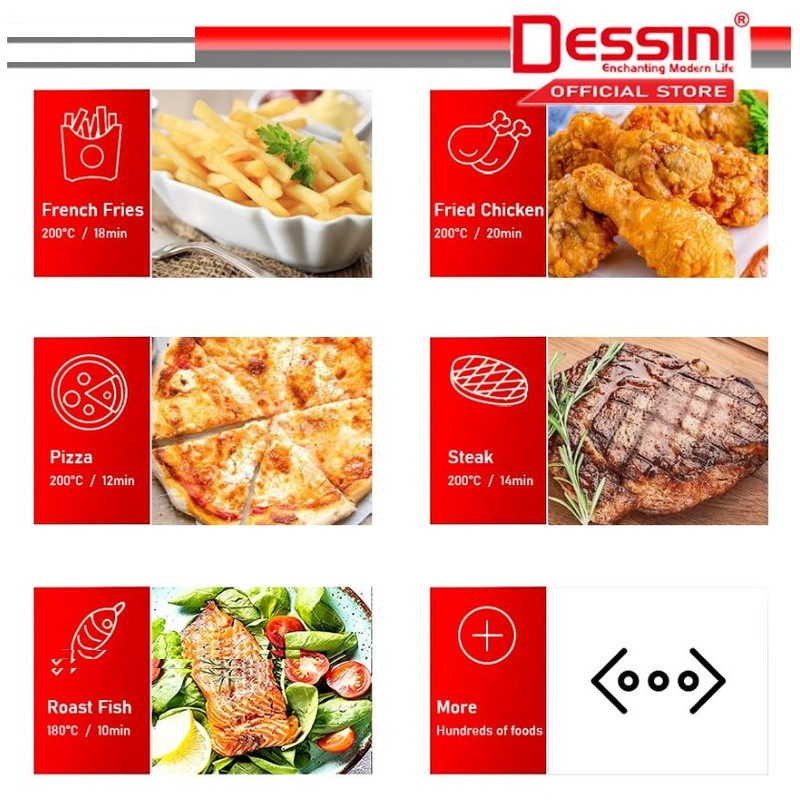 سرخ کن بدون روغن دسینی مدل  D-811