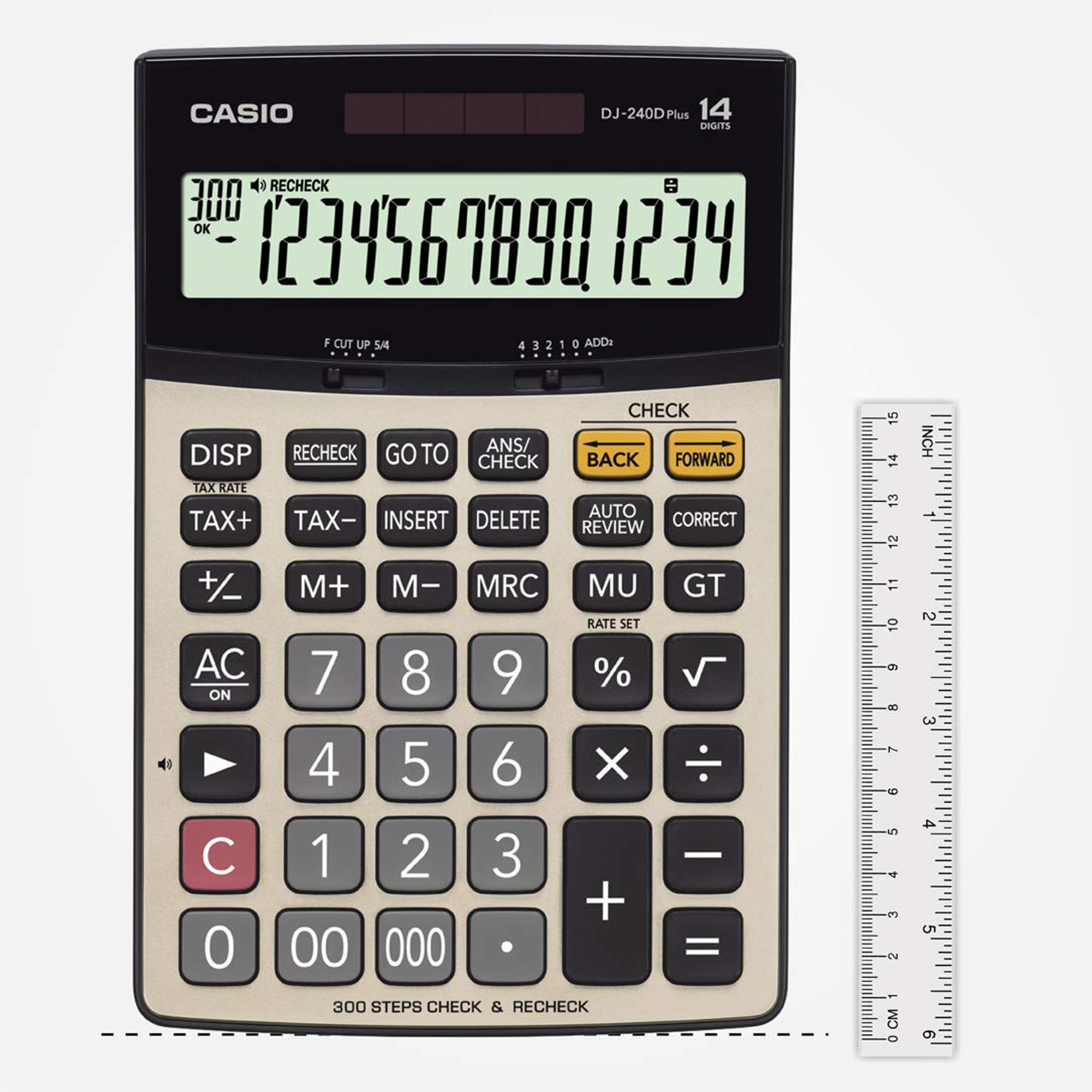 ماشین حساب کاسیو مدل DJ-220D Plus