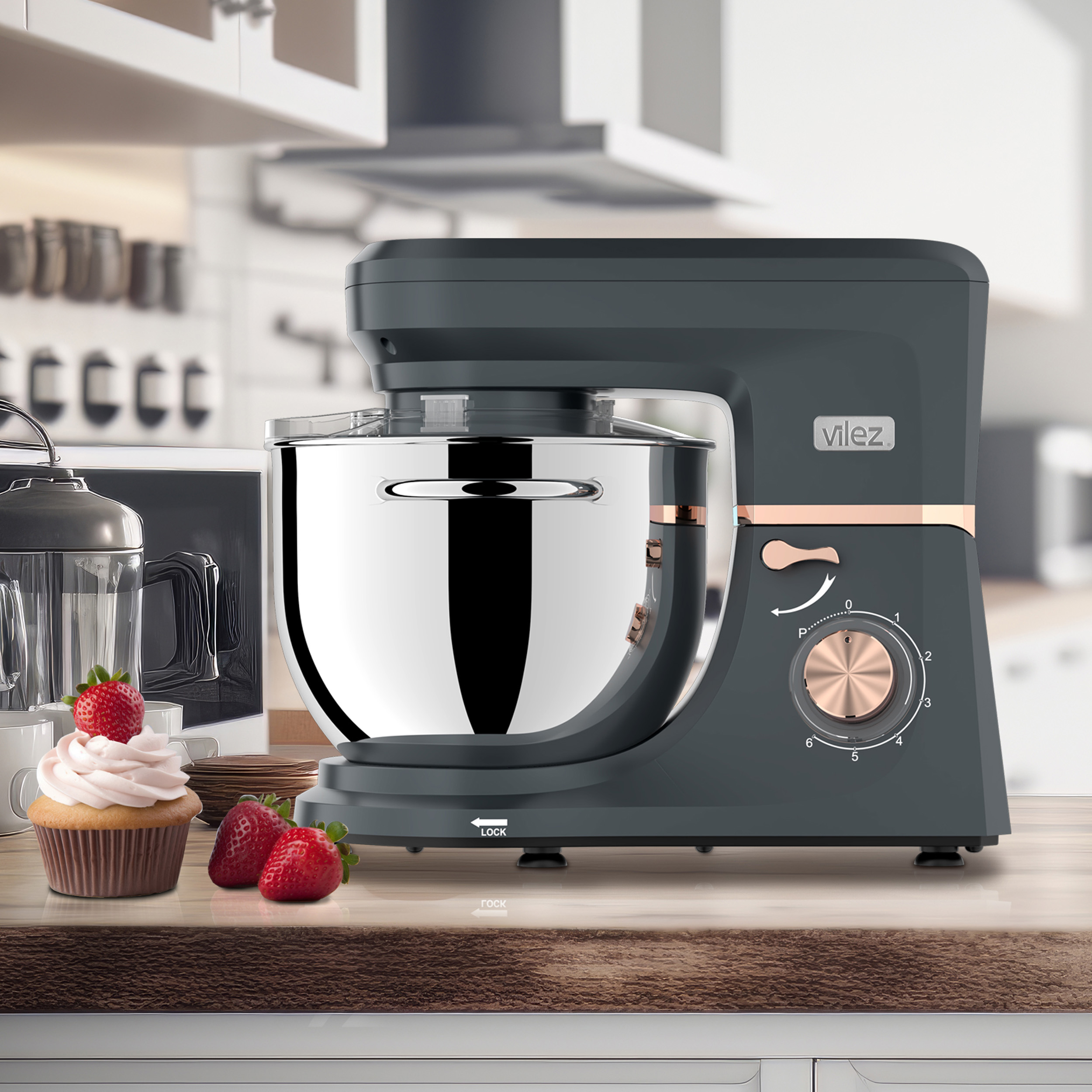 همزن کاسهدار 7 لیتری ویلز مدل VL9010