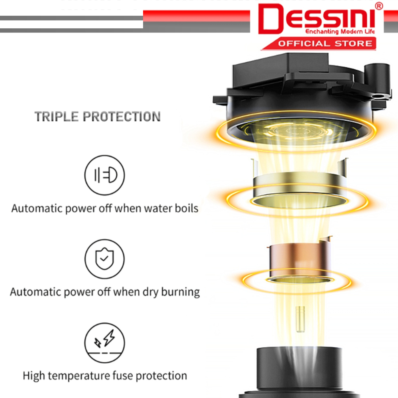 کتری برقی دسینی مدل DS-41