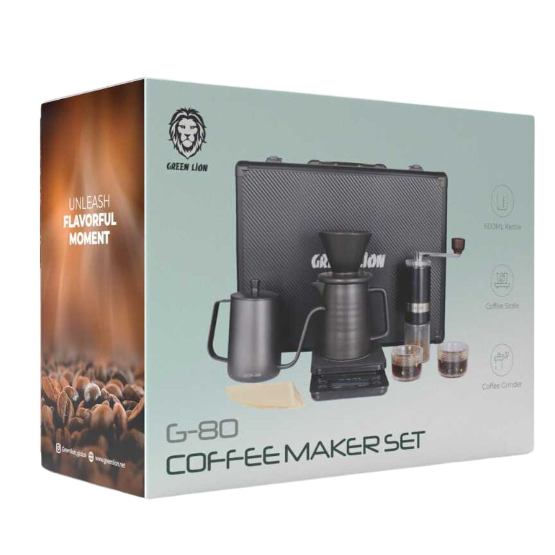 قهوه ساز گرین لاین مدل COFFEE MAKERSET G-80