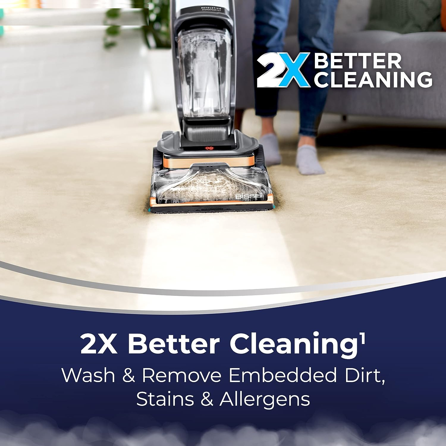 فرش شوی بیسل مدل Hydrosteam Revolution 2x