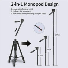 سه پایه دوربین جی ماری مدل 2274-M