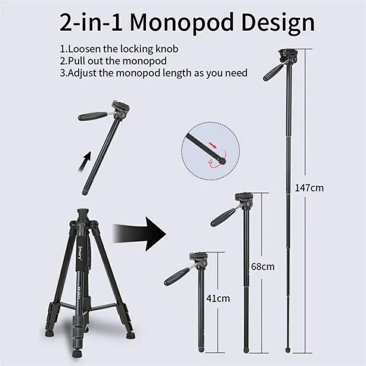 سه پایه دوربین جی ماری مدل 2274-M