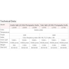 چادر عکاسی گودکس مدل LST-40 ابعاد 40×40 سانتی متر
