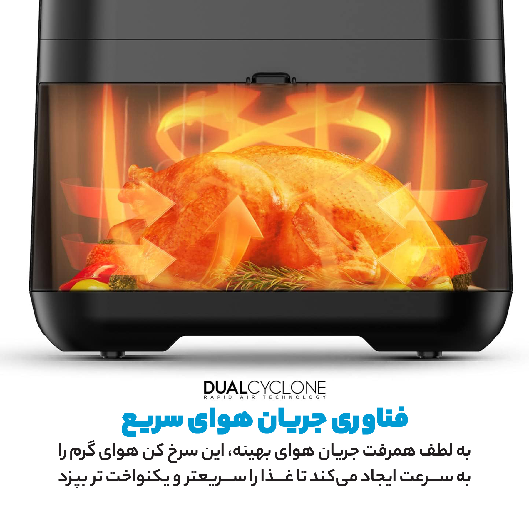 سرخ کن بدون روغن مدل MF-CN55D2