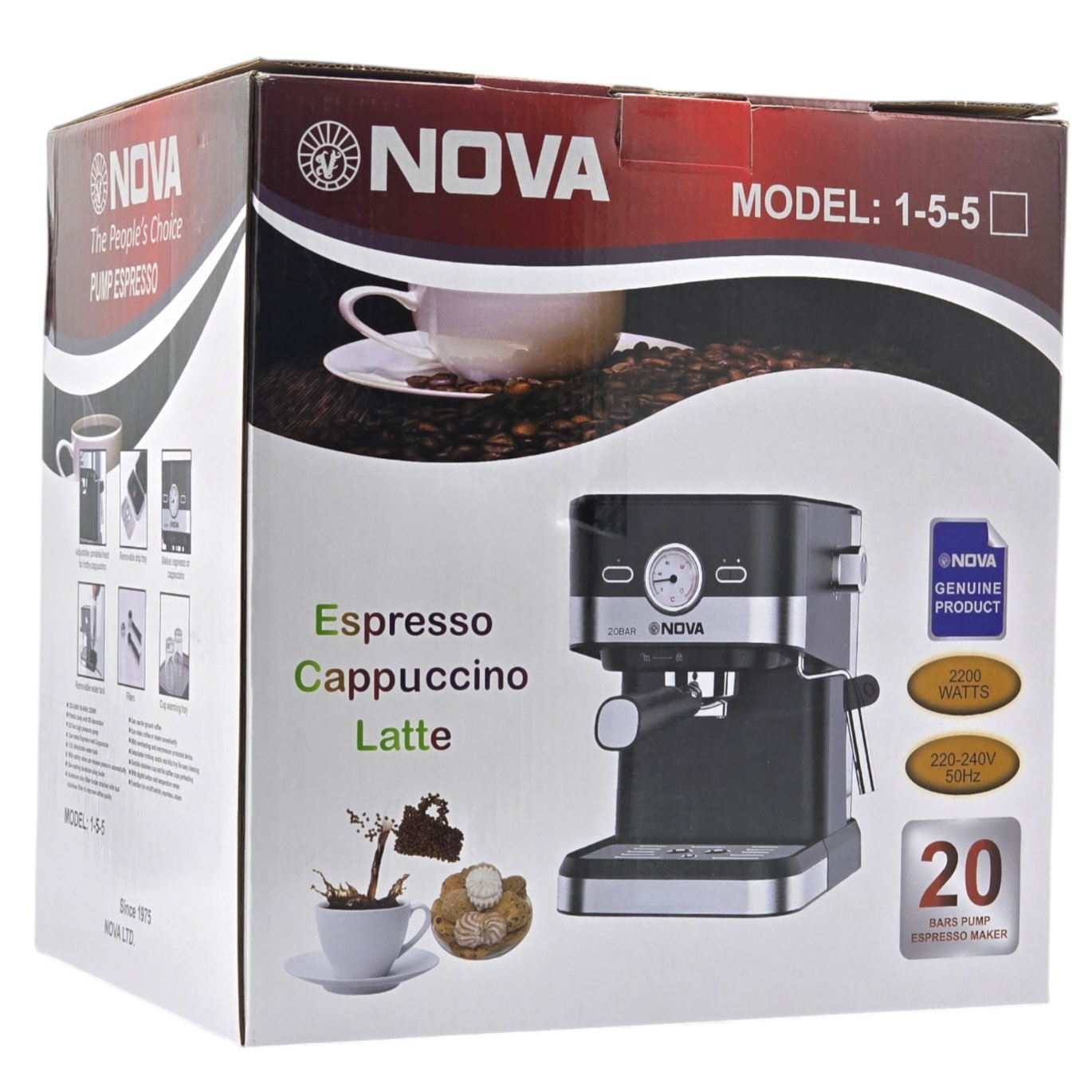 اسپرسو ساز نوا مدل 5-5-1