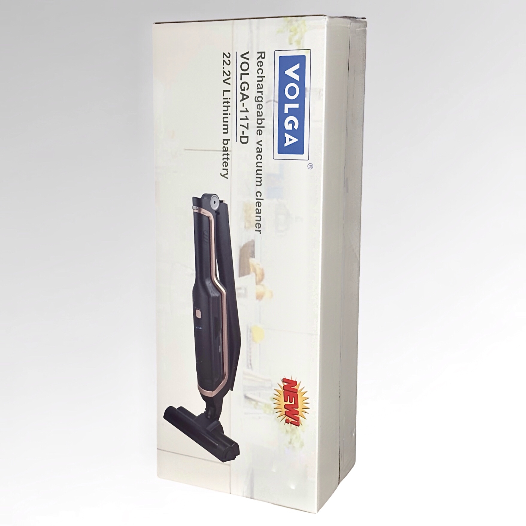 جارو شارژی عصایی ولگا مدل VOLGA-117-D