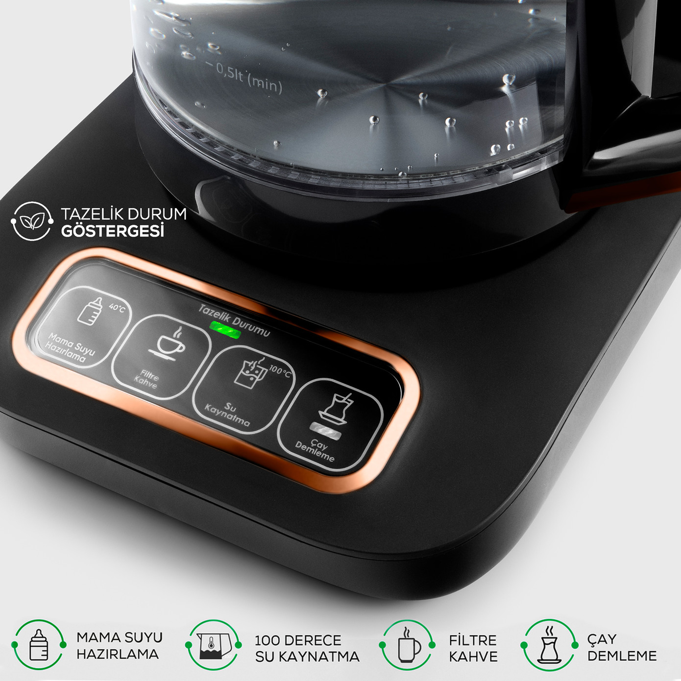 چای ساز روی هم کاراجا مدل Robotea Pro 4 in 1