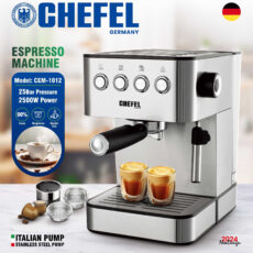 اسپرسو ساز 1.8 لیتری چفل  مدل 1012