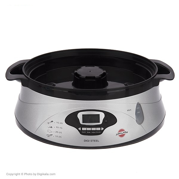 بخارپز پارس خزر مدل Digi Steel
