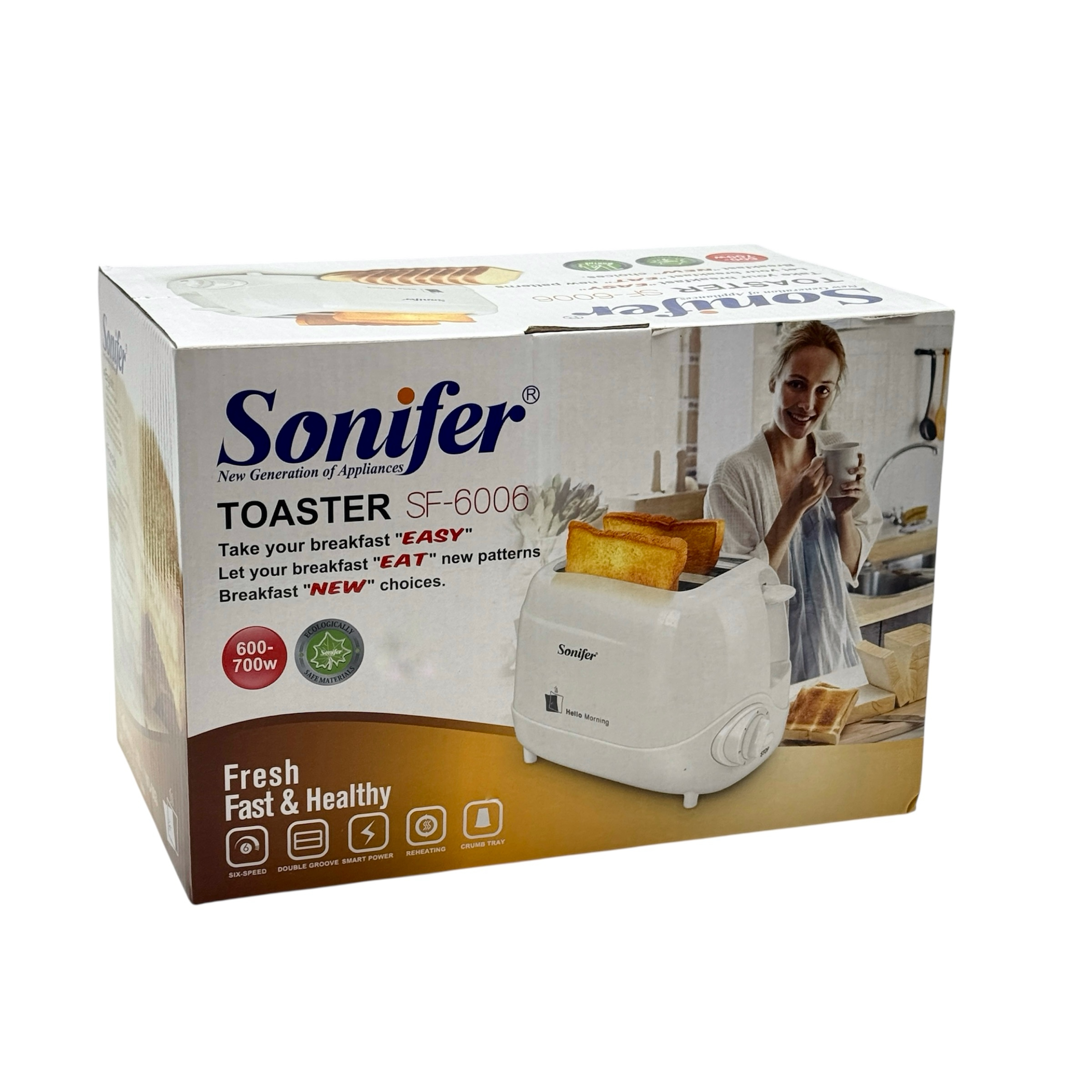 توستر 2 اسلایس سونیفر مدل SF-6006