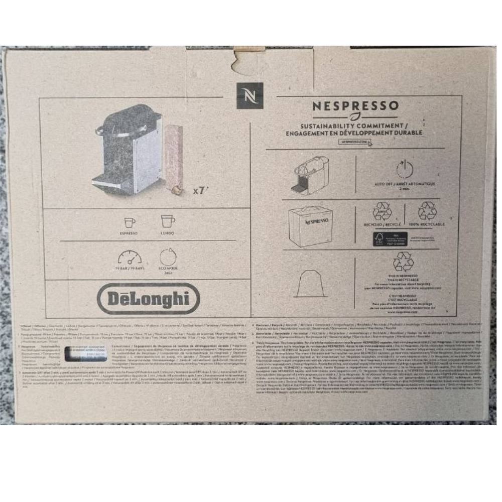 اسپرسو ساز 1000 میلیلیتر نسپرسو مدل DeLonghi EN 127 S Pixie