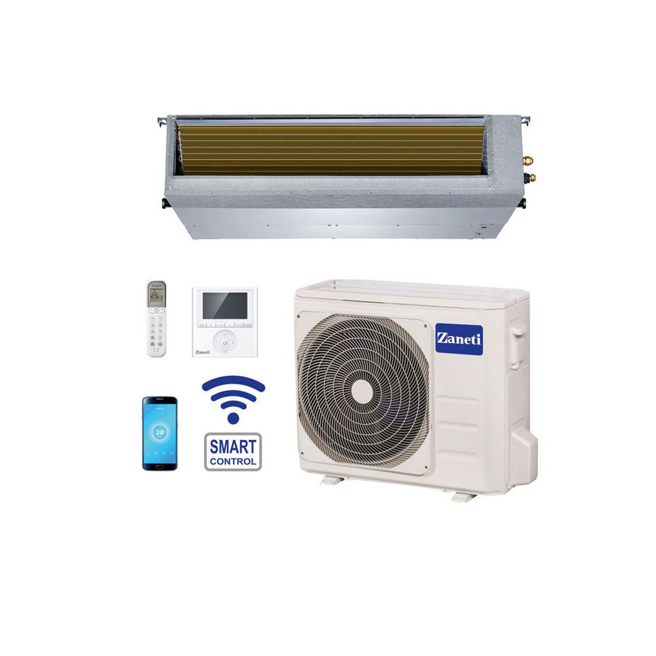 داکت اسپلیت 36000 زانتی مدل ZMDA - 36HD1RANB