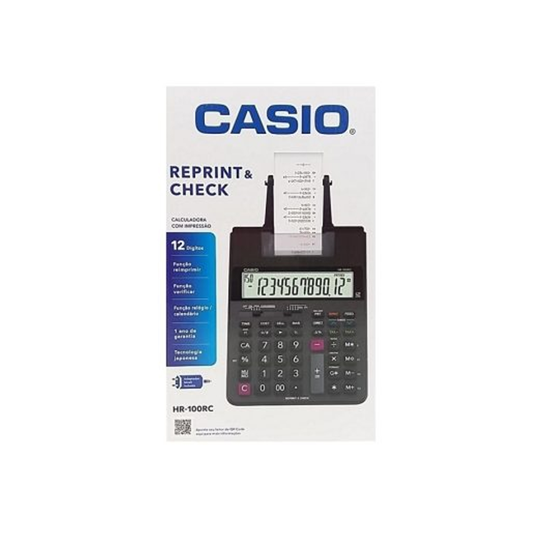 ماشین حساب کاسیو مدل HR-100RC