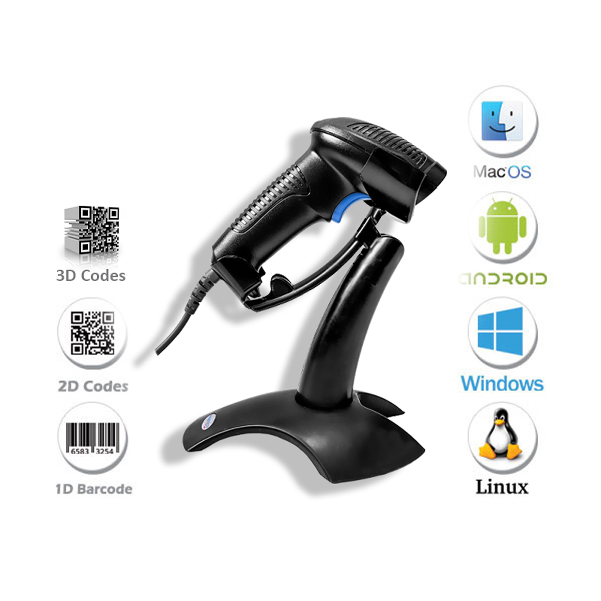 بارکد خوان دو بعدی فستر مدل Pharmacy کد EUR-org